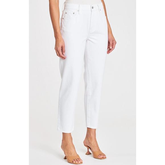 NEW PISTOLA presley high rise relaxed crop jean in snowstorm - Picture 3 of 3